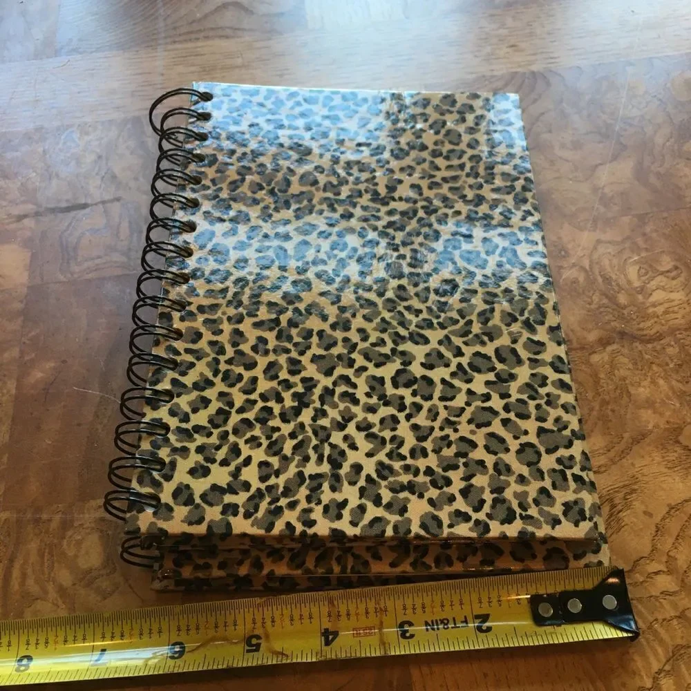 LEOPARD JOURNALS Notebooks!